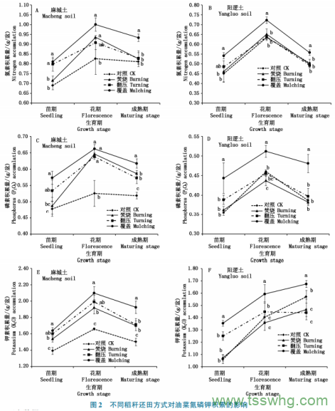 稻稈還田方式對油菜產(chǎn)量及養(yǎng)分效率的影響（二）